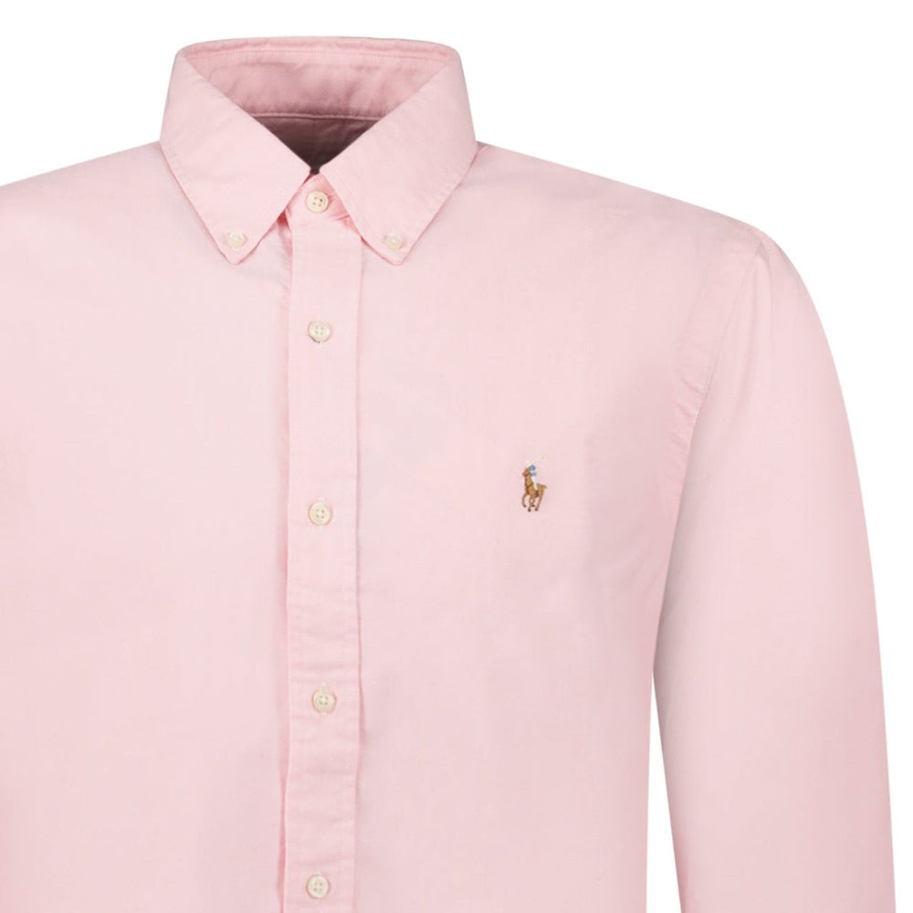 Polo Ralph Lauren Custom Fit Oxford Shirt in Pink - Outlet Sale Always Under Retail Boinclo Polo Ralph Lauren Custom Fit Oxford Shirt in Pink - Outlet Sale Always Under Retail Boinclo