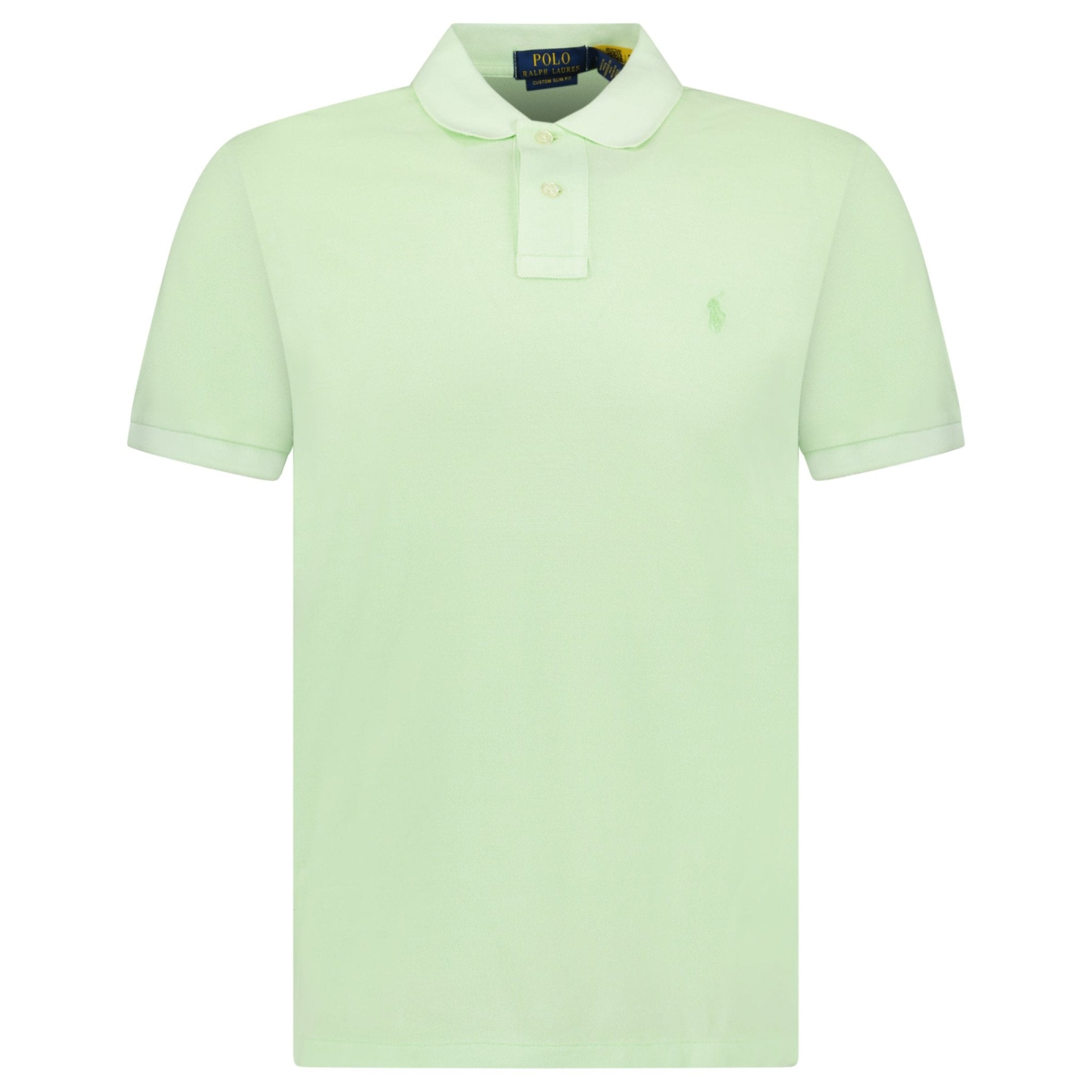 Color variation of Polo Ralph Lauren Custom Slim Fit Mesh Polo Shirt in Leaf