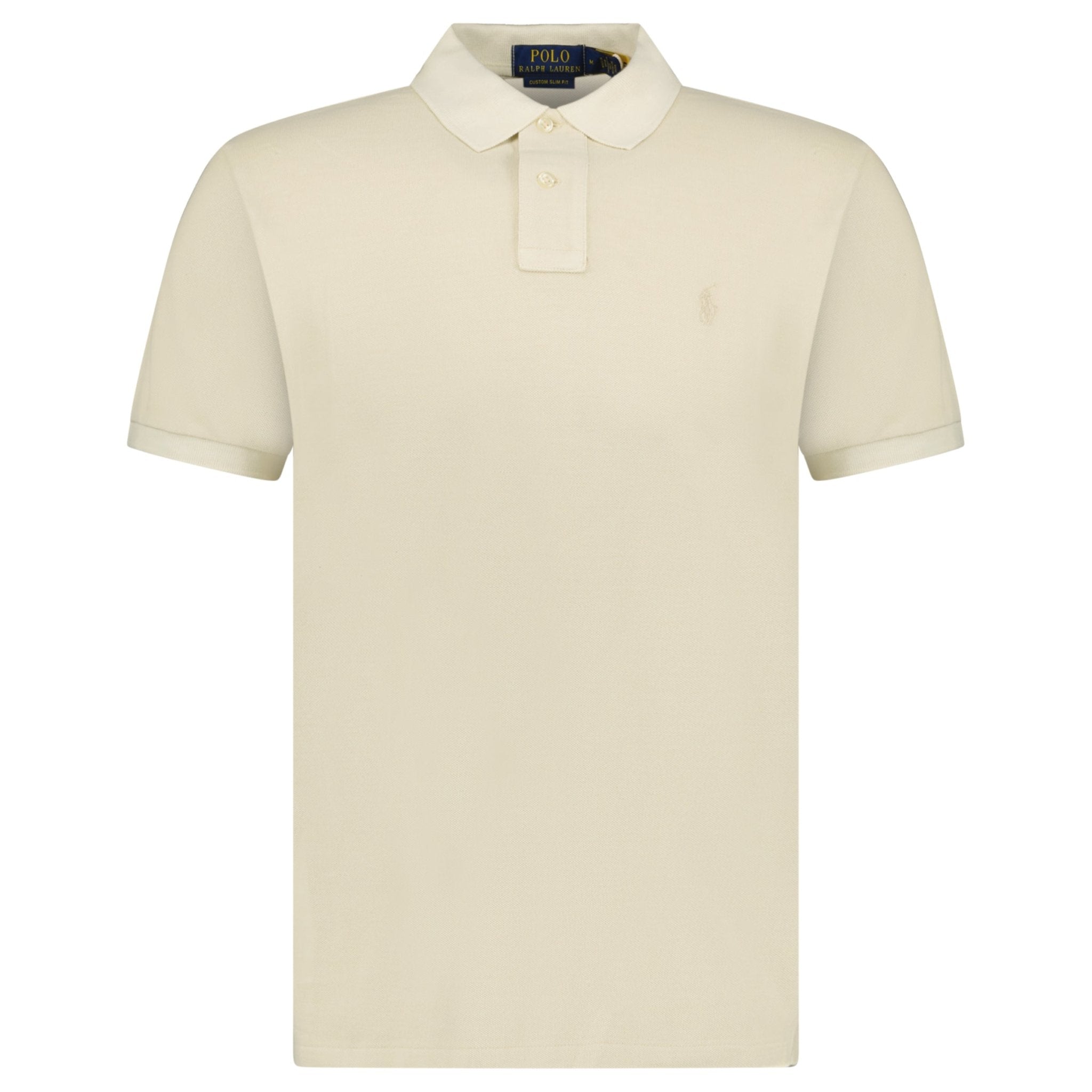Color variation of Polo Ralph Lauren Custom Slim Fit Mesh Polo Shirt in Natural