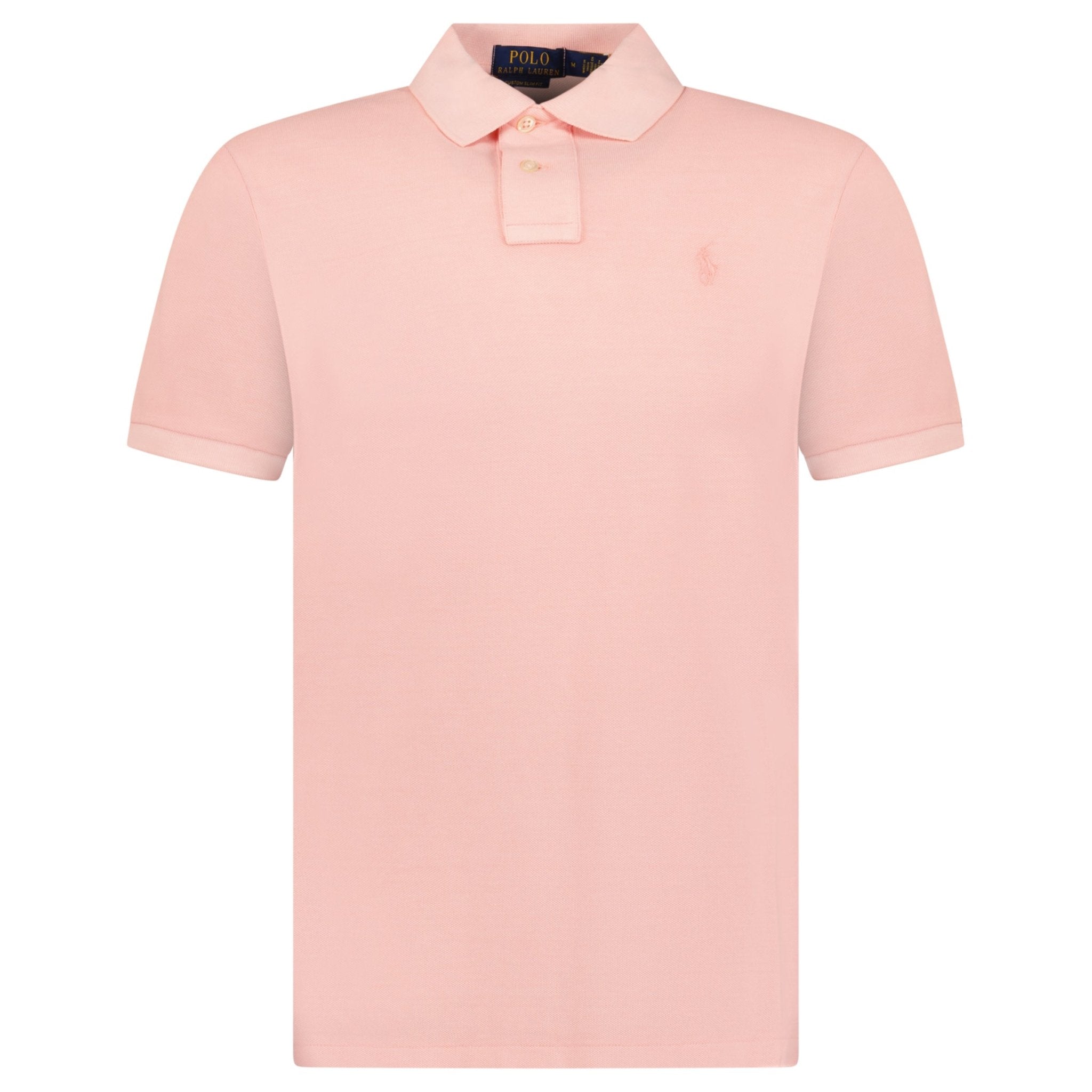 Color variation of Polo Ralph Lauren Custom Slim Fit Mesh Polo Shirt in Rose