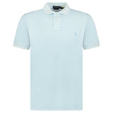 Polo Ralph Lauren Custom Slim Fit Mesh Polo Shirt in Sky - Boinclo - Outlet Sale Under Retail