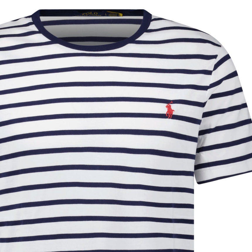 Polo Ralph Lauren Custom Slim Fit T-Shirt in Navy/White - Boinclo - Outlet Sale Under Retail
