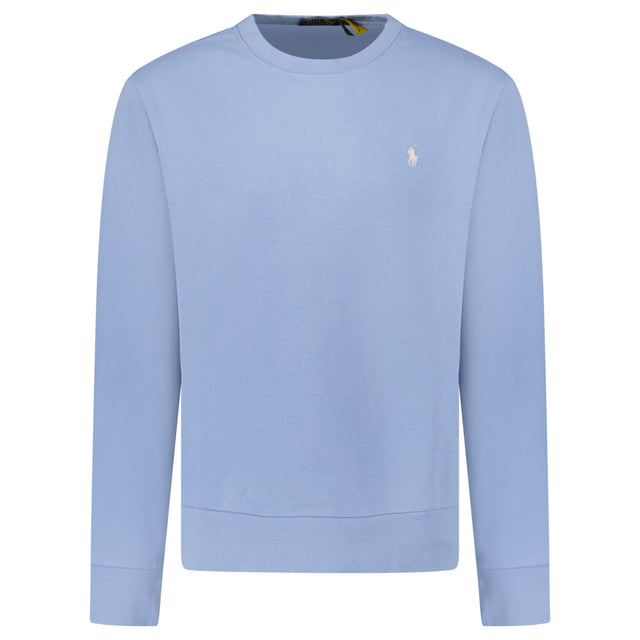 Polo Ralph Lauren Fleece Crew Sweatshirt in Light Blue - Boinclo - Outlet Sale Under Retail