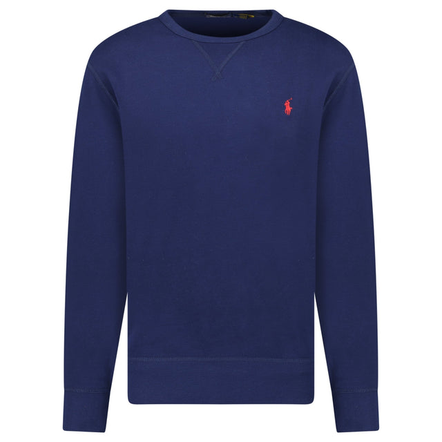 Polo Ralph Lauren Fleece Crew Sweatshirt in Navy - Boinclo - Outlet Sale Under Retail