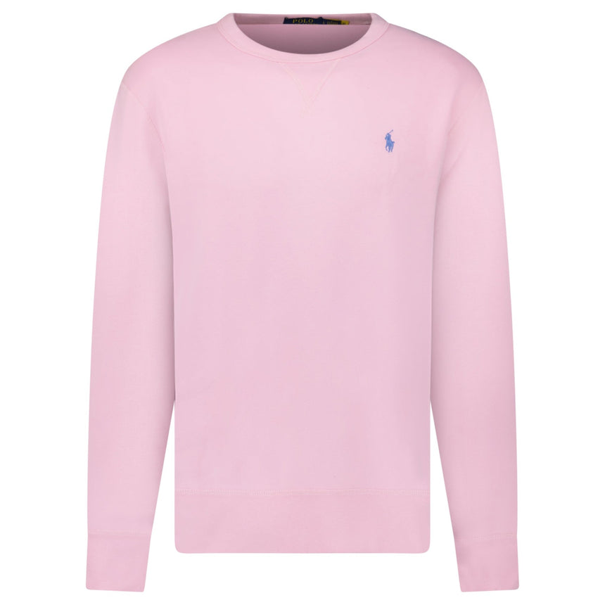 Polo Ralph Lauren Fleece Crew Sweatshirt in Pink - Boinclo - Outlet Sale Under Retail