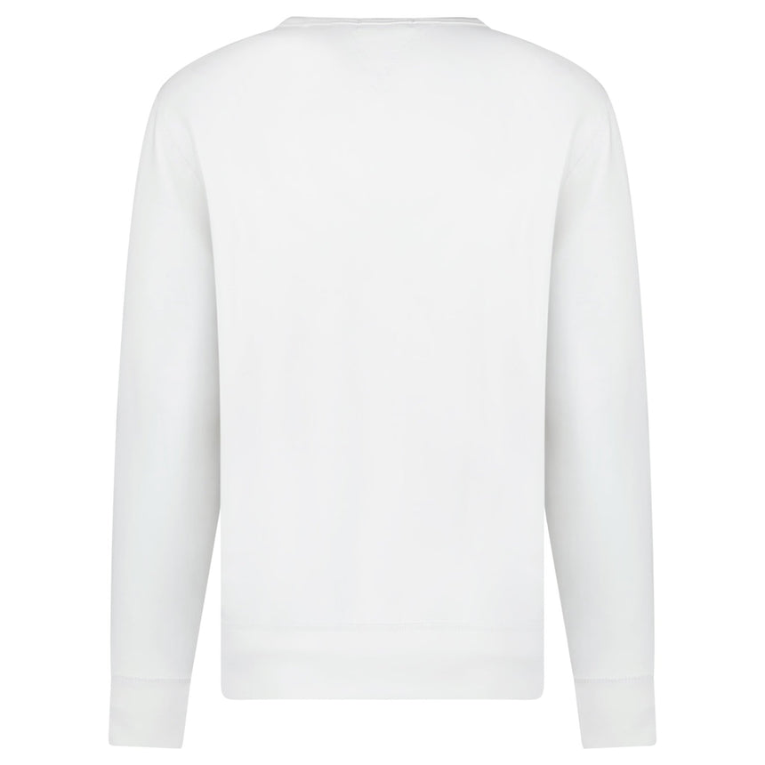 Polo Ralph Lauren Fleece Crew Sweatshirt in White - Boinclo - Outlet Sale Under Retail