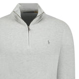 Polo Ralph Lauren Knit Quarter Zip Jumper in Andover Heather - Boinclo - Outlet Sale Under Retail