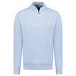 Polo Ralph Lauren Knit Quarter Zip Jumper in Blue Hyacinth - Boinclo - Outlet Sale Under Retail