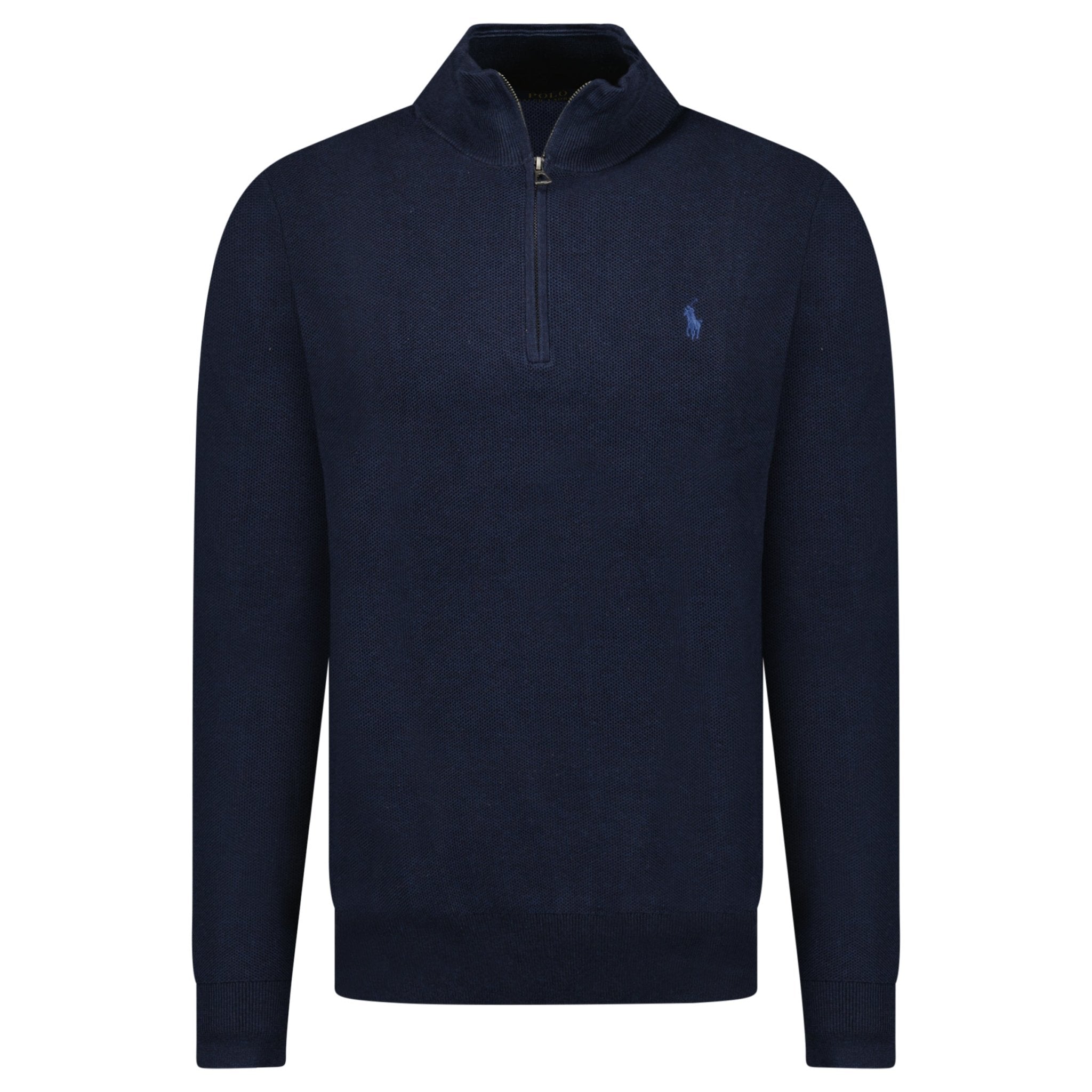 Color variation of Polo Ralph Lauren Knit Quarter Zip Jumper in Navy