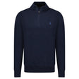 Polo Ralph Lauren Knit Quarter Zip Jumper in Navy - Boinclo - Outlet Sale Under Retail