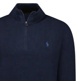 Polo Ralph Lauren Knit Quarter Zip Jumper in Navy - Boinclo - Outlet Sale Under Retail