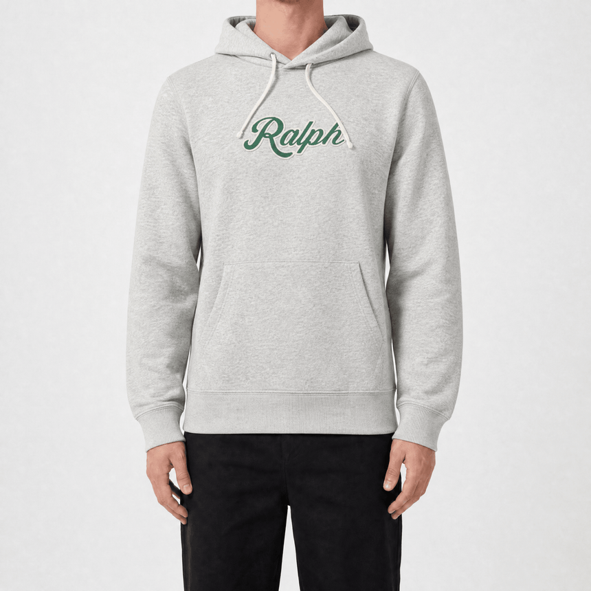 Polo Ralph Lauren 'Ralph' Large Logo Hoodie Grey Heather - Boinclo - Outlet Sale Under Retail