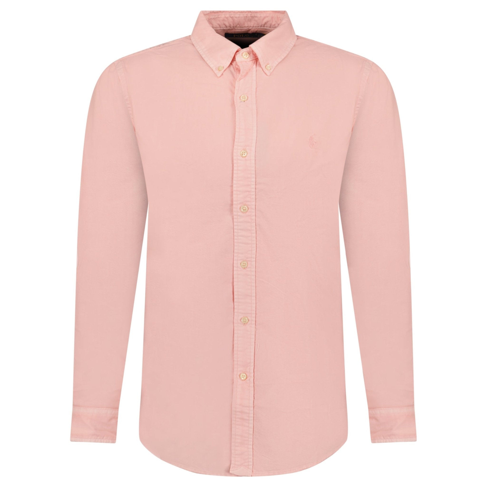 Color variation of Polo Ralph Lauren Custom Fit Long Sleeve Sport Shirt in Rose