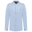 Ralph Lauren Custom Fit Stretch Long Sleeve Sport Shirt in Blue - Boinclo - Outlet Sale Under Retail