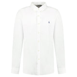 Ralph Lauren Slim Fit Stretch Long Sleeve Sport Shirt White - Boinclo - Outlet Sale Under Retail