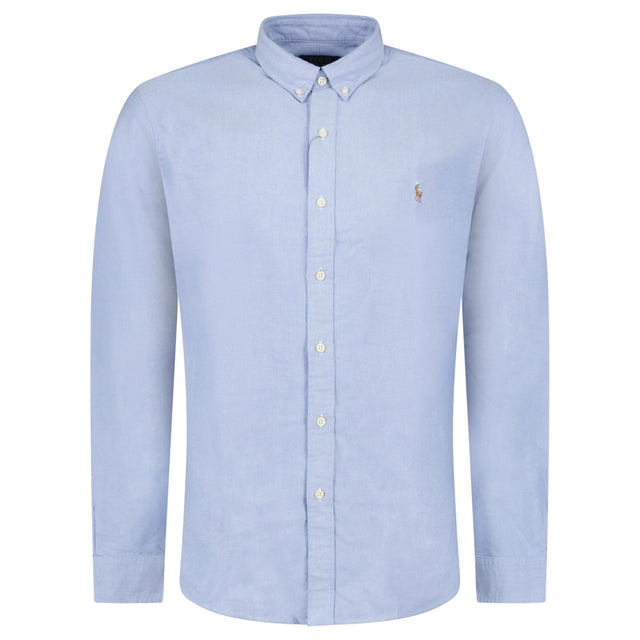 Polo Ralph Lauren Slim Fit Oxford Shirt in Light Blue - Boinclo - Outlet Sale Under Retail