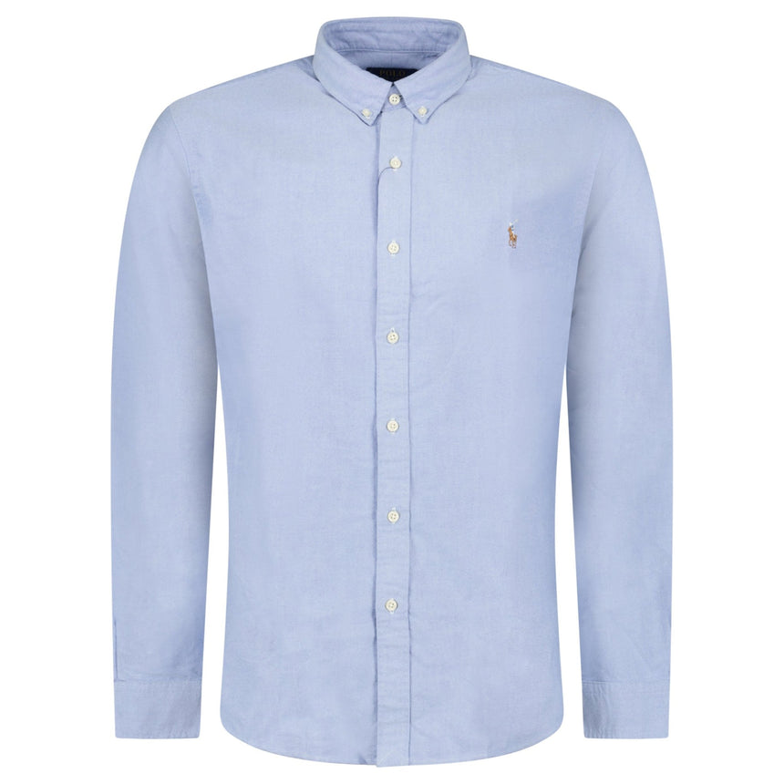 Polo Ralph Lauren Slim Fit Oxford Shirt in Light Blue - Boinclo - Outlet Sale Under Retail