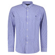 Polo Ralph Lauren Slim Fit Striped Stretch Poplin Shirt in Blue and White Stripe - Boinclo - Outlet Sale Under Retail