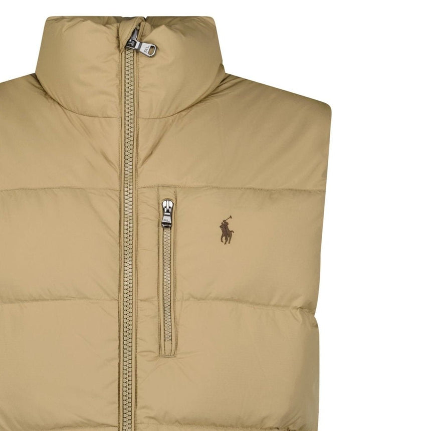 Polo Ralph Lauren The Gorham Down Gilet in Beige - Boinclo - Outlet Sale Under Retail