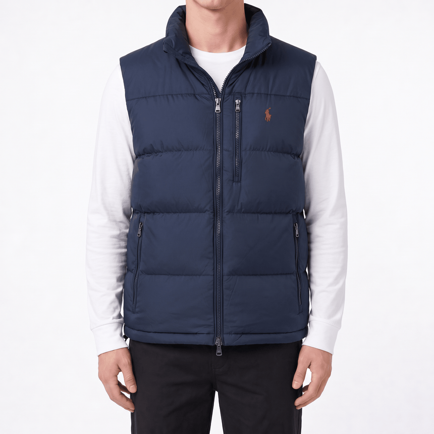 Polo Ralph Lauren The Gorham Down Gilet in Navy - Boinclo - Outlet Sale Under Retail
