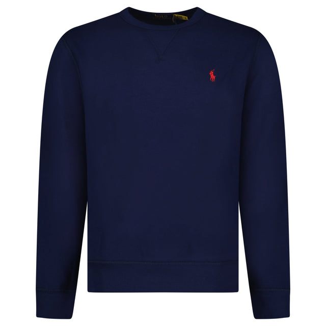 Polo Ralph Lauren The RL Fleece Crewneck Sweatshirt in Cruise Navy - Boinclo - Outlet Sale Under Retail