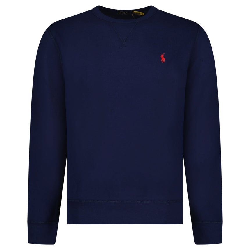 Polo Ralph Lauren The RL Fleece Crewneck Sweatshirt in Cruise Navy - Boinclo - Outlet Sale Under Retail