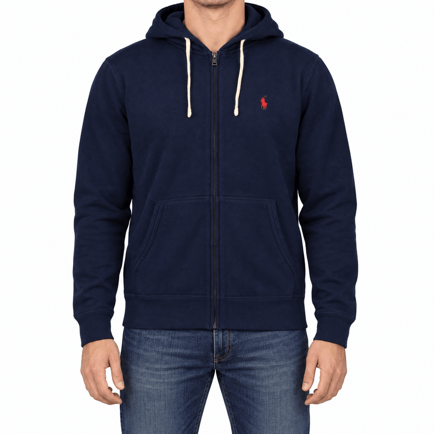 Polo Ralph Lauren The RL Fleece Hoodie in Cruise Navy - Boinclo - Outlet Sale Under Retail