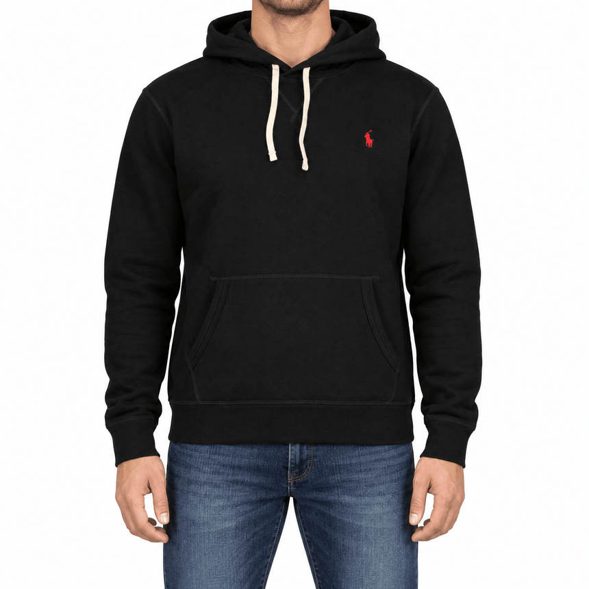 Polo Ralph Lauren The RL Fleece Hoodie in Polo Black - Boinclo - Outlet Sale Under Retail