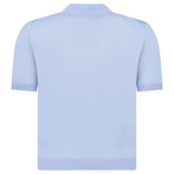 Prada Fine Wool Polo Shirt in Blue - Boinclo - Outlet Sale Under Retail