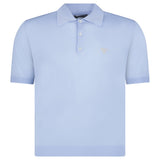 Prada Fine Wool Polo Shirt in Blue - Boinclo - Outlet Sale Under Retail