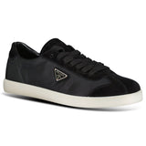 Prada Lane Toe Suede Sneakers in Black - Boinclo - Outlet Sale Under Retail