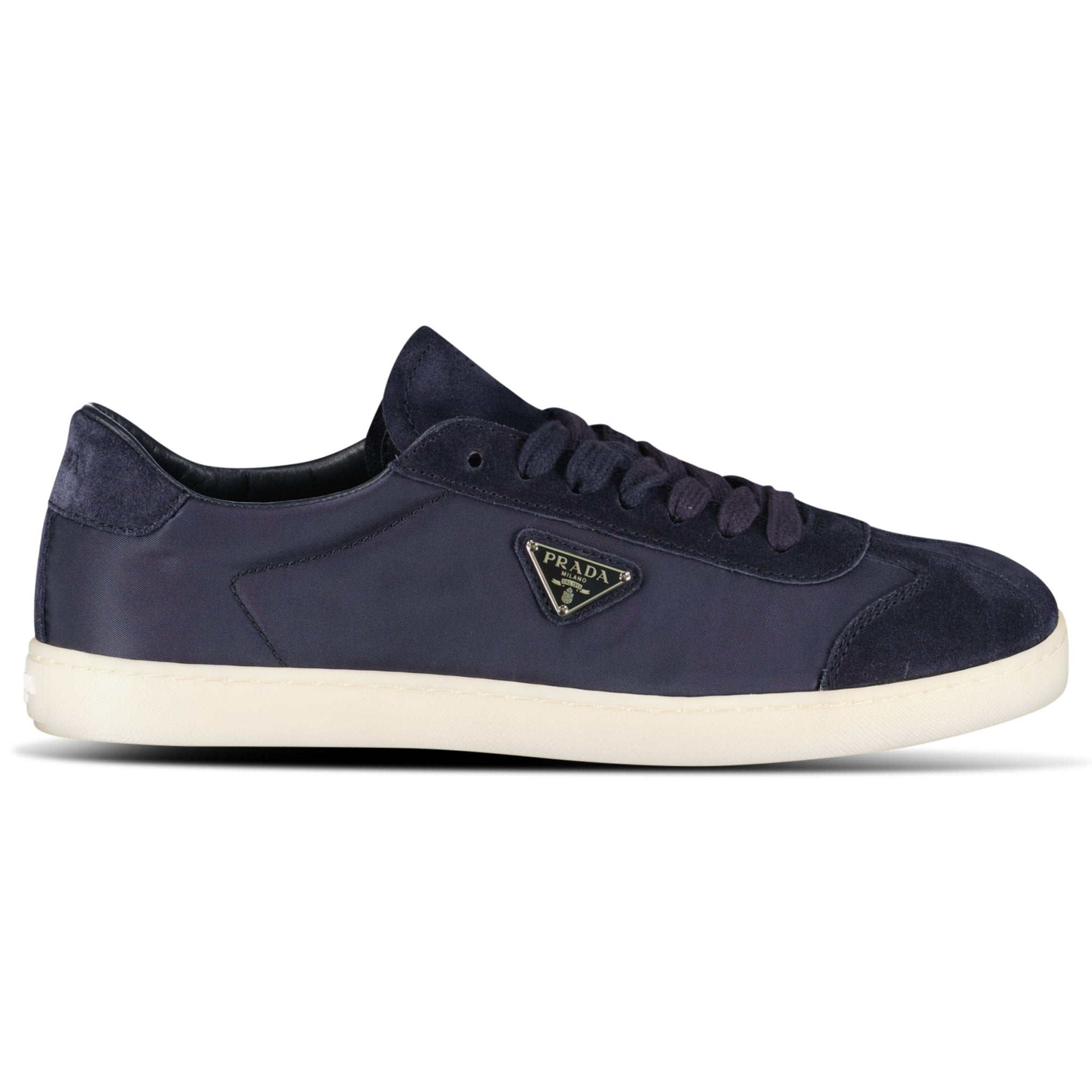 Color variation of Prada Lane Toe Suede Sneakers in Navy