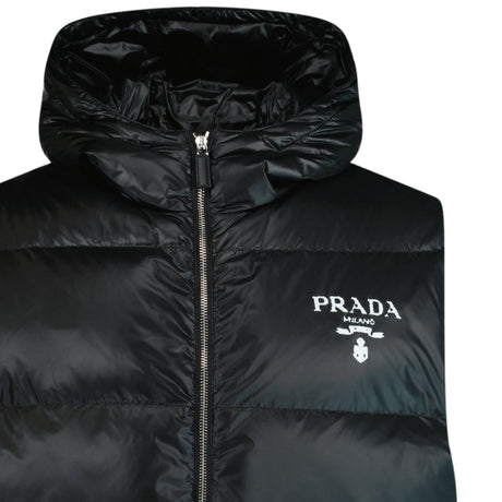 Prada Nylon Down RE-NYLON Gilet Black - Boinclo ltd - Outlet Sale Under Retail