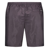 Prada Black Rubber Logo Swim Shorts Black - Boinclo - Outlet Sale Under Retail