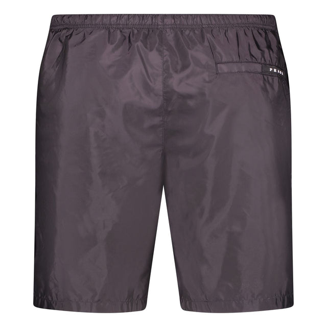 Prada Black Rubber Logo Swim Shorts Black - Boinclo - Outlet Sale Under Retail