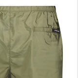 Prada Black Rubber Logo Swim Shorts Military Green - Boinclo - Outlet Sale Under Retail