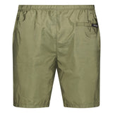 Prada Black Rubber Logo Swim Shorts Military Green - Boinclo - Outlet Sale Under Retail