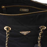 Prada Large Recycled Nylon Totebag in Nero - Boinclo - Outlet Sale Under Retail