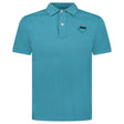 Prada Logo - Badge Cotton - Piqué Polo Shirt in Teal (Pre - Loved) - Boinclo - Outlet Sale Under Retail