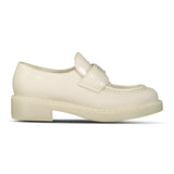 Prada Logo - Plaque Chunky Loafers in Cream - Boinclo - Outlet Sale Under Retail