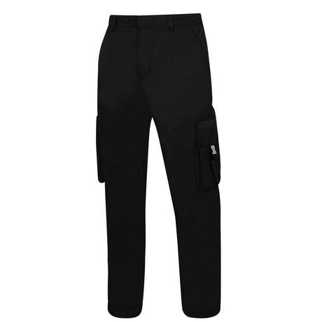 Prada Metal Applique Re - Nylon Cargo Trousers Black - Boinclo - Outlet Sale Under Retail
