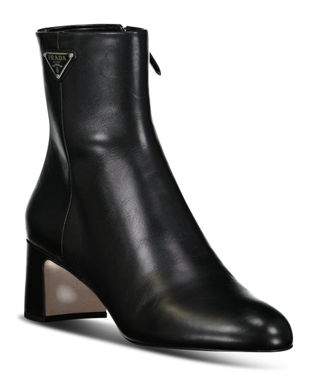 Prada Trochetti Black Leather Boots - Boinclo - Outlet Sale Under Retail