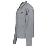 Prada Raw Denim Cotton Zip Jacket in Grey - Boinclo - Outlet Sale Under Retail