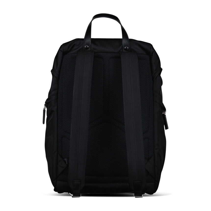 Prada Re - Nylon and Saffiano Leather Backpack in Black - Boinclo - Outlet Sale Under Retail
