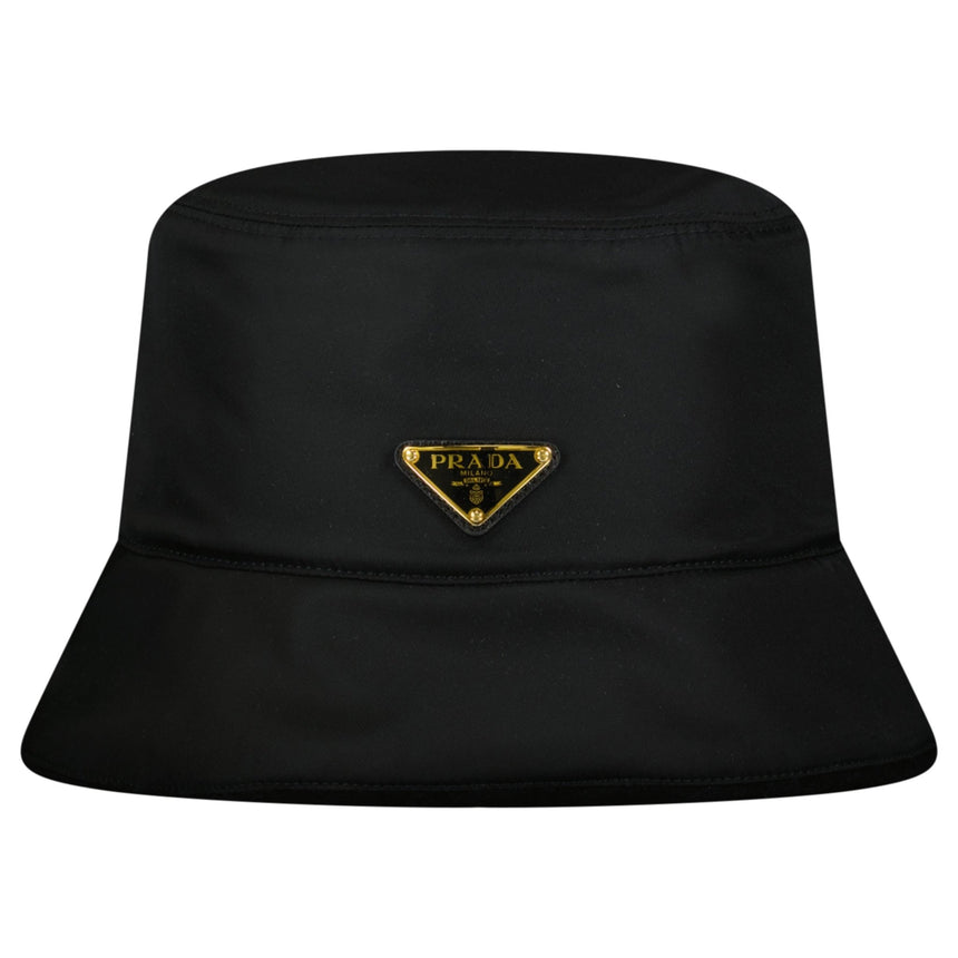 Re - Nylon and Shearling Bucket Hat in Nero - Boinclo - Outlet Sale Under Retail