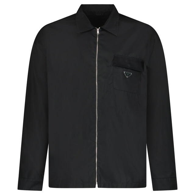 Prada Re - Nylon Overshirt in Black - Boinclo - Outlet Sale Under Retail