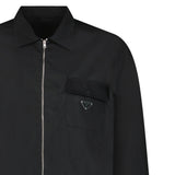 Prada Re - Nylon Overshirt in Black - Boinclo - Outlet Sale Under Retail