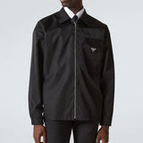 Prada Re - Nylon Overshirt in Black - Boinclo - Outlet Sale Under Retail