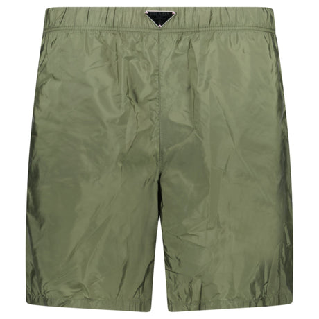 Prada Re-Nylon Swim Shorts in Military Green - Boinclo - Outlet Sale Under Retail