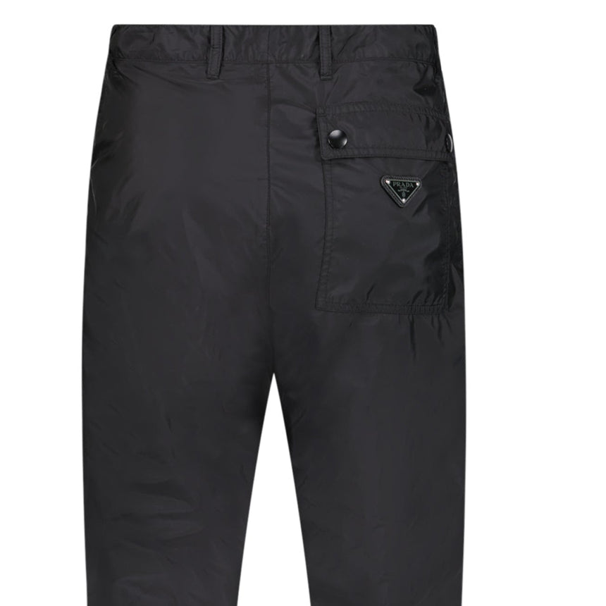 Prada Re - Nylon Tapered Trousers in Black - Boinclo - Outlet Sale Under Retail